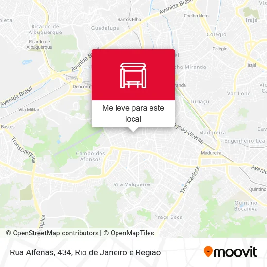 Rua Alfenas, 434 mapa