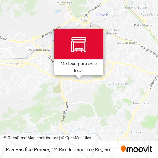 Rua Pacífico Pereira, 12 mapa