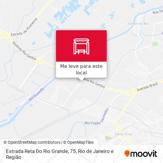 Estrada Reta Do Rio Grande, 75 mapa