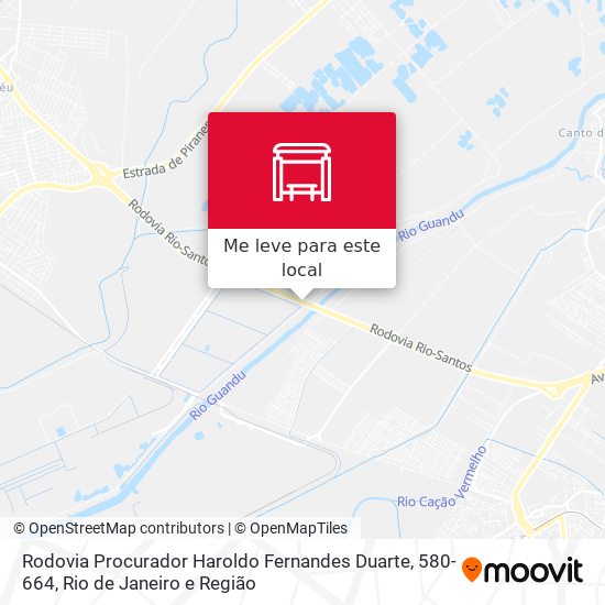 Rodovia Procurador Haroldo Fernandes Duarte, 580-664 mapa