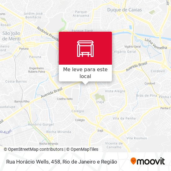 Rua Horácio Wells, 458 mapa