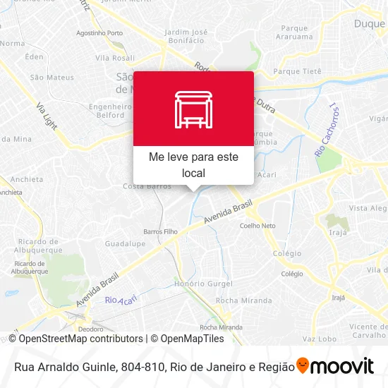 Rua Arnaldo Guinle, 804-810 mapa