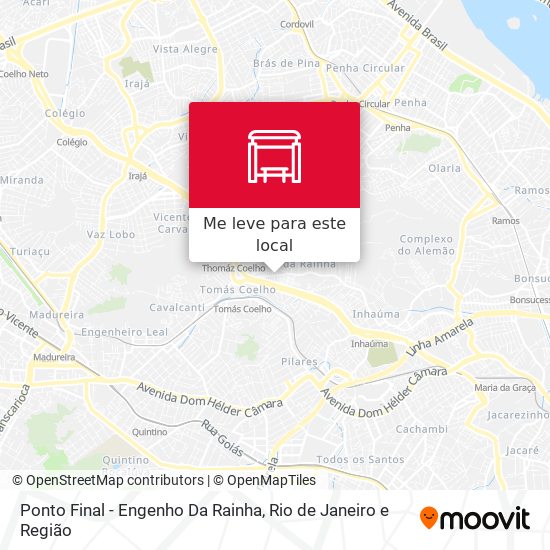 Ponto Final - Engenho Da Rainha mapa