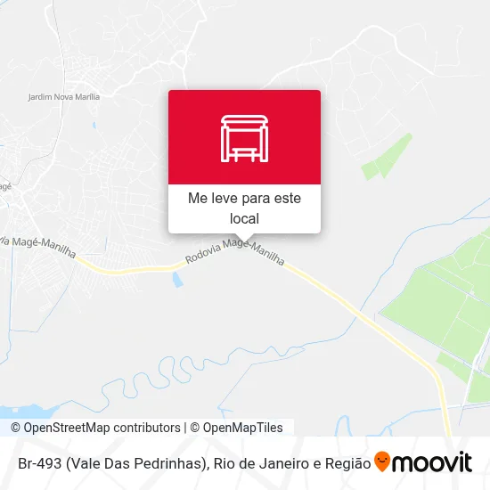 Br-493 (Vale Das Pedrinhas) mapa