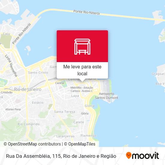 Rua Da Assembléia, 115 mapa