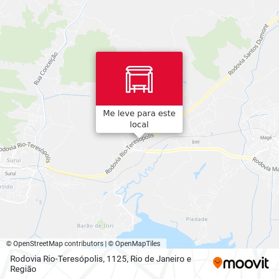 Rodovia Rio-Teresópolis, 1125 mapa