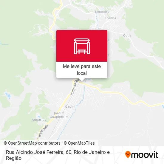 Rua Alcindo José Ferreira, 60 mapa