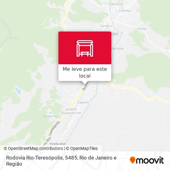 Rodovia Rio-Teresópolis, 5485 mapa