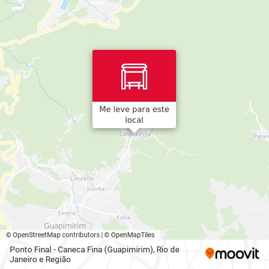 Ponto Final - Caneca Fina (Guapimirim) mapa