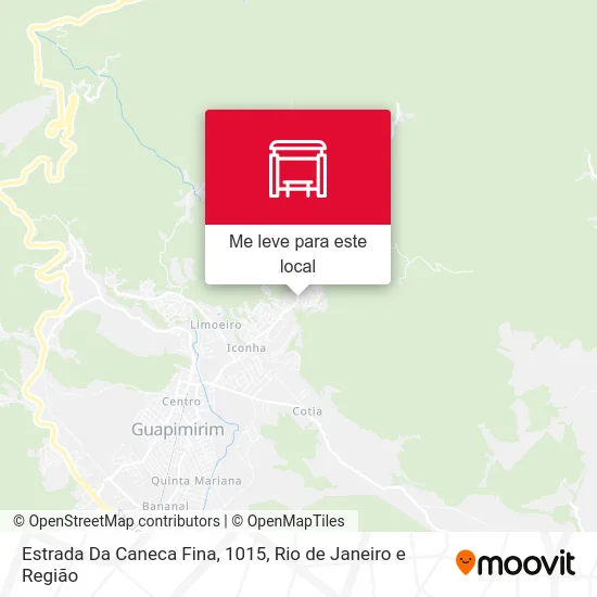 Estrada Da Caneca Fina, 1015 mapa
