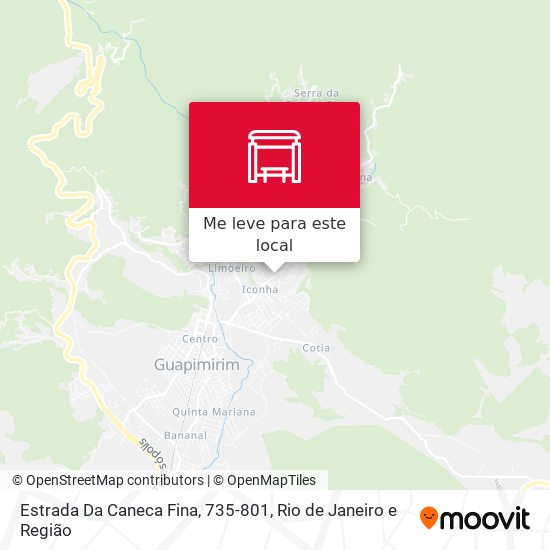 Estrada Da Caneca Fina, 735-801 mapa