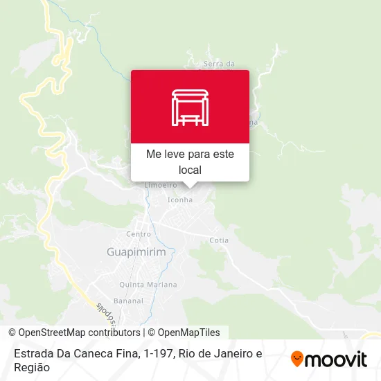 Estrada Da Caneca Fina, 1-197 mapa