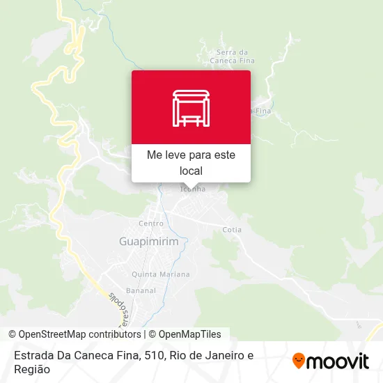 Estrada Da Caneca Fina, 510 mapa