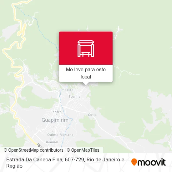 Estrada Da Caneca Fina, 607-729 mapa