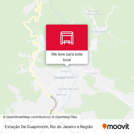 Estação De Guapimirim mapa