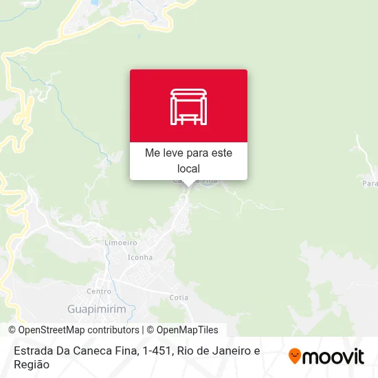 Estrada Da Caneca Fina, 1-451 mapa