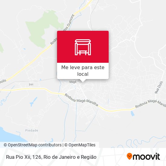 Rua Pio Xii, 126 mapa