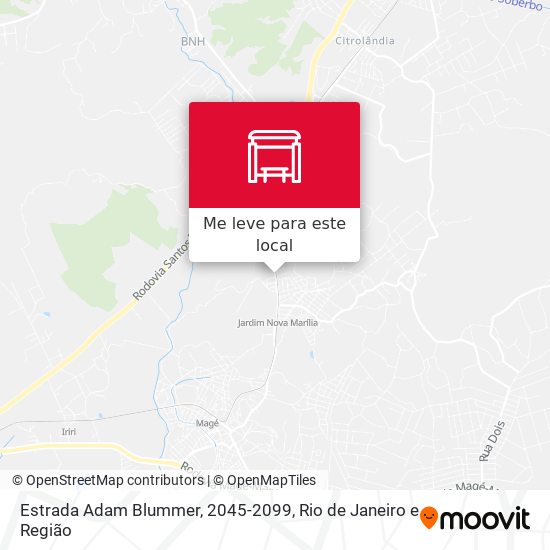 Estrada Adam Blummer, 2045-2099 mapa
