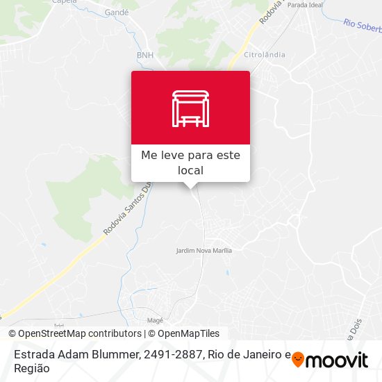 Estrada Adam Blummer, 2491-2887 mapa