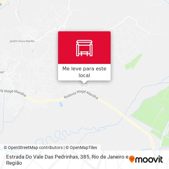 Estrada Do Vale Das Pedrinhas, 385 mapa