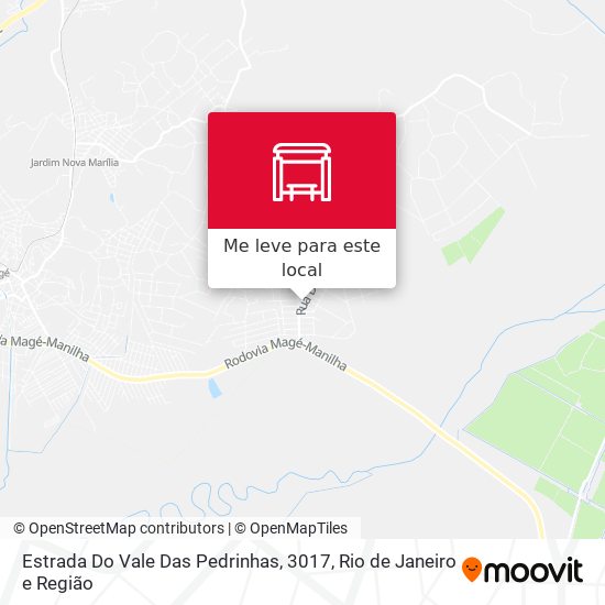 Estrada Do Vale Das Pedrinhas, 3017 mapa