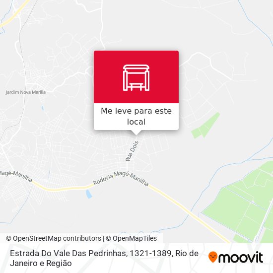 Estrada Do Vale Das Pedrinhas, 1321-1389 mapa