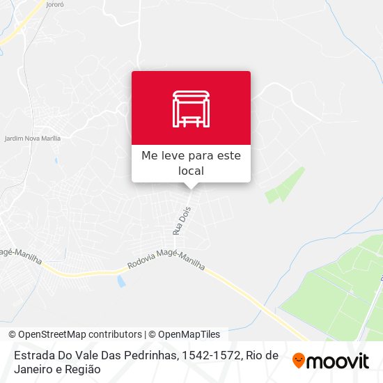 Estrada Do Vale Das Pedrinhas, 1542-1572 mapa