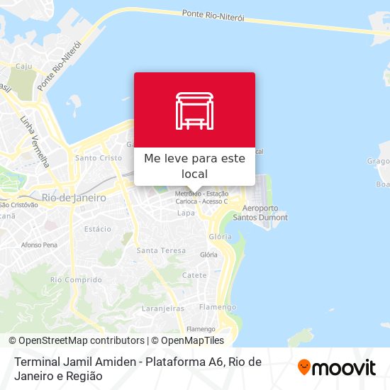 Terminal Jamil Amiden - Plataforma A6 mapa