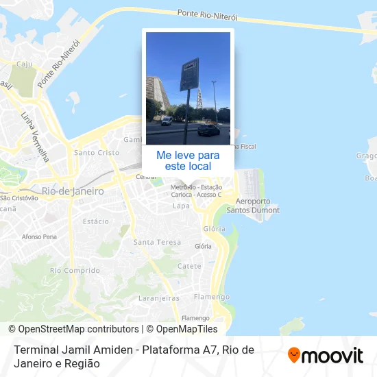 Terminal Jamil Amiden - Plataforma A7 mapa