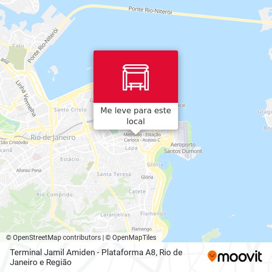 Terminal Jamil Amiden - Plataforma A8 mapa