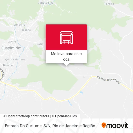 Estrada Do Curtume, S/N mapa