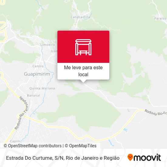 Estrada Do Curtume, S/N mapa