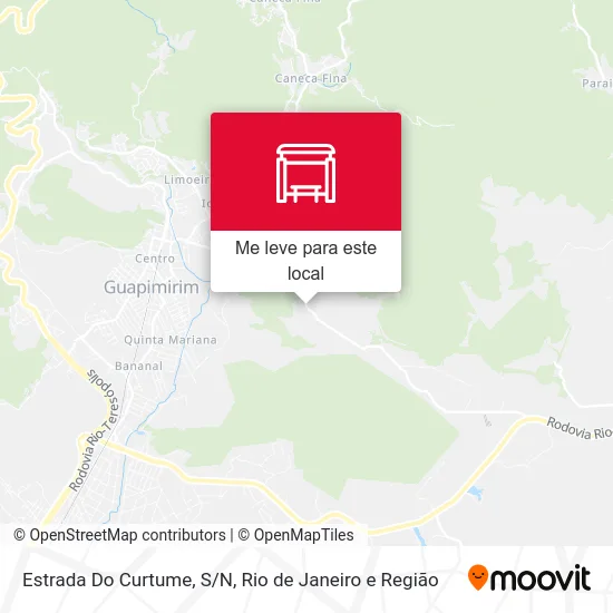 Estrada Do Curtume, S/N mapa