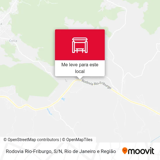 Rodovia Rio-Friburgo, S/N mapa