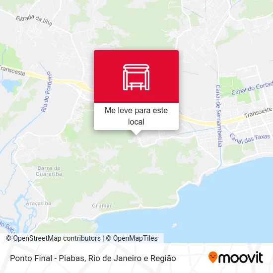Ponto Final - Piabas mapa