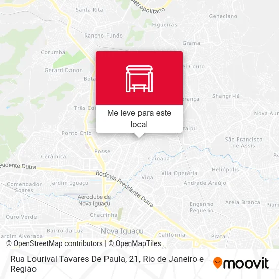 Rua Lourival Tavares De Paula, 21 mapa