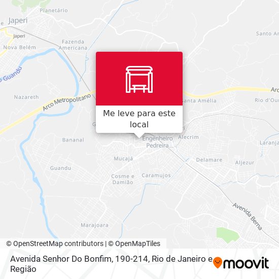 Avenida Senhor Do Bonfim, 190-214 mapa
