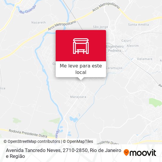 Avenida Tancredo Neves, 2710-2850 mapa