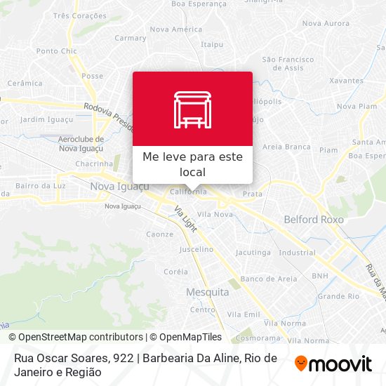 Rua Oscar Soares, 922 | Barbearia Da Aline mapa