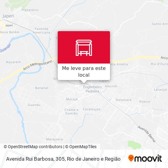 Avenida Rui Barbosa, 305 mapa