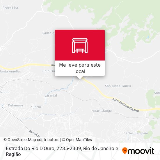Estrada Do Rio D'Ouro, 2235-2309 mapa