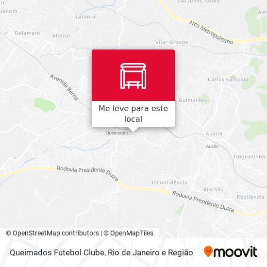 Queimados Futebol Clube mapa