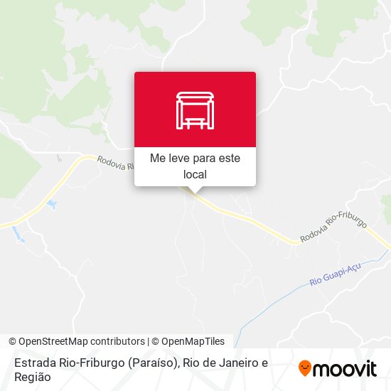 Estrada Rio-Friburgo (Paraíso) mapa