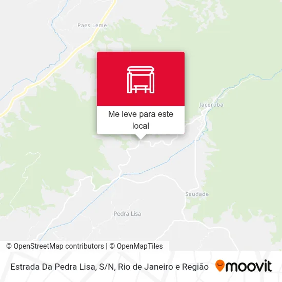 Estrada Da Pedra Lisa, S/N mapa