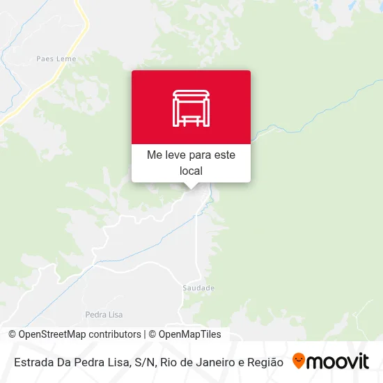 Estrada Da Pedra Lisa, S/N mapa