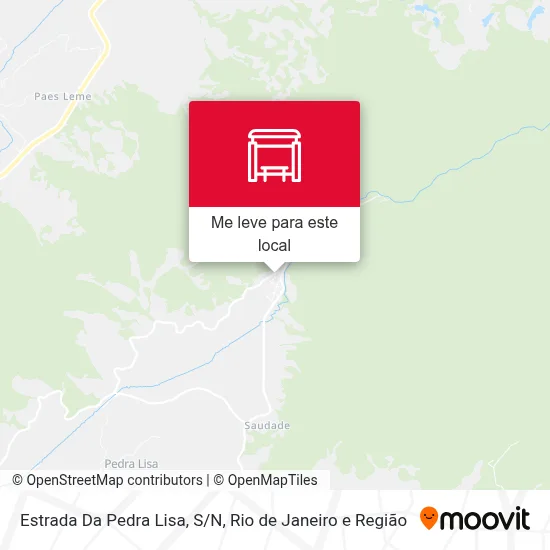 Estrada Da Pedra Lisa, S/N mapa