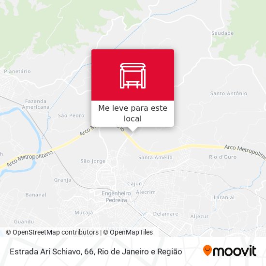 Estrada Ari Schiavo, 66 mapa