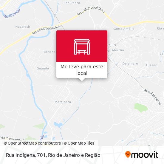 Rua Indígena, 701 mapa