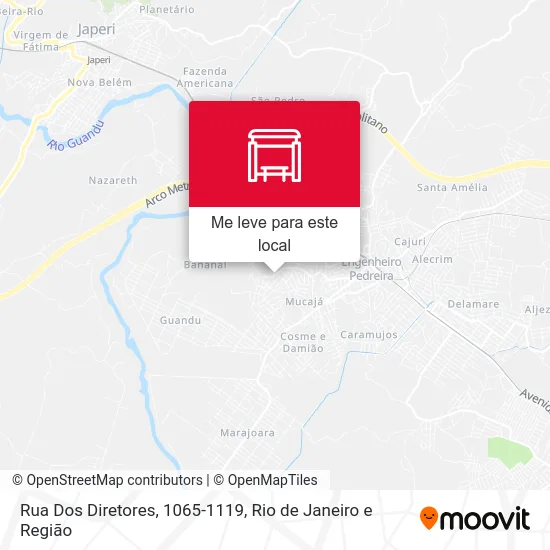 Rua Dos Diretores, 1065-1119 mapa