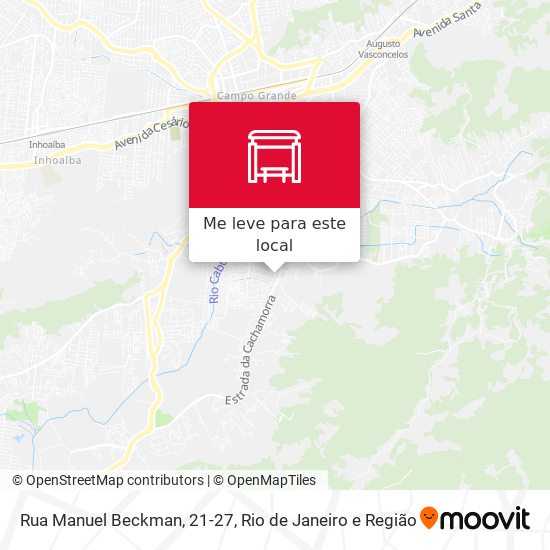 Rua Manuel Beckman, 21-27 mapa